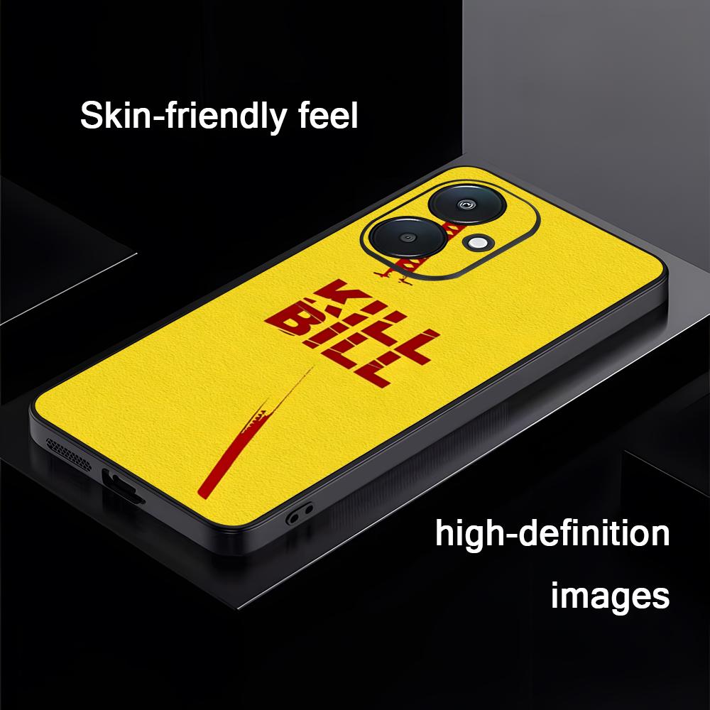 

Popular K-Kill B-Bill Movie Phone Case For Xiaomi Redmi 14C 13C 12C Note14 13 12 11 10 Pro Plus S Soft Black Phone Cover Redmi Note 13 5G