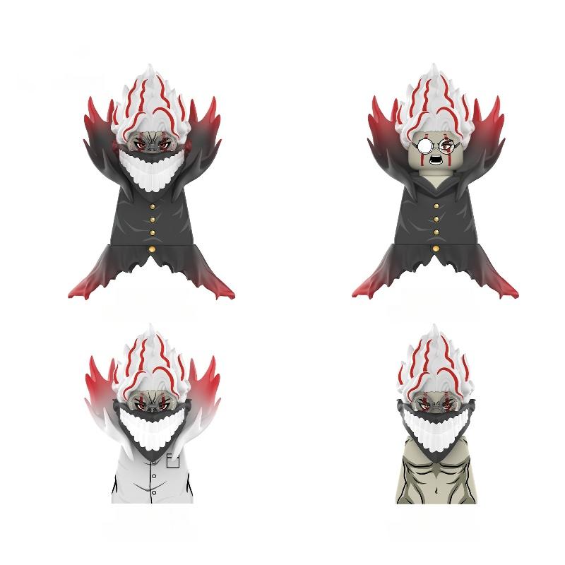 Odvážný Párty Stavební Blok Manga Obklopující Mužského Hrdinu Ekarlen Takakura Kenovy Hledající Vejce Figurky Sestavitelná Hračka Muž 17