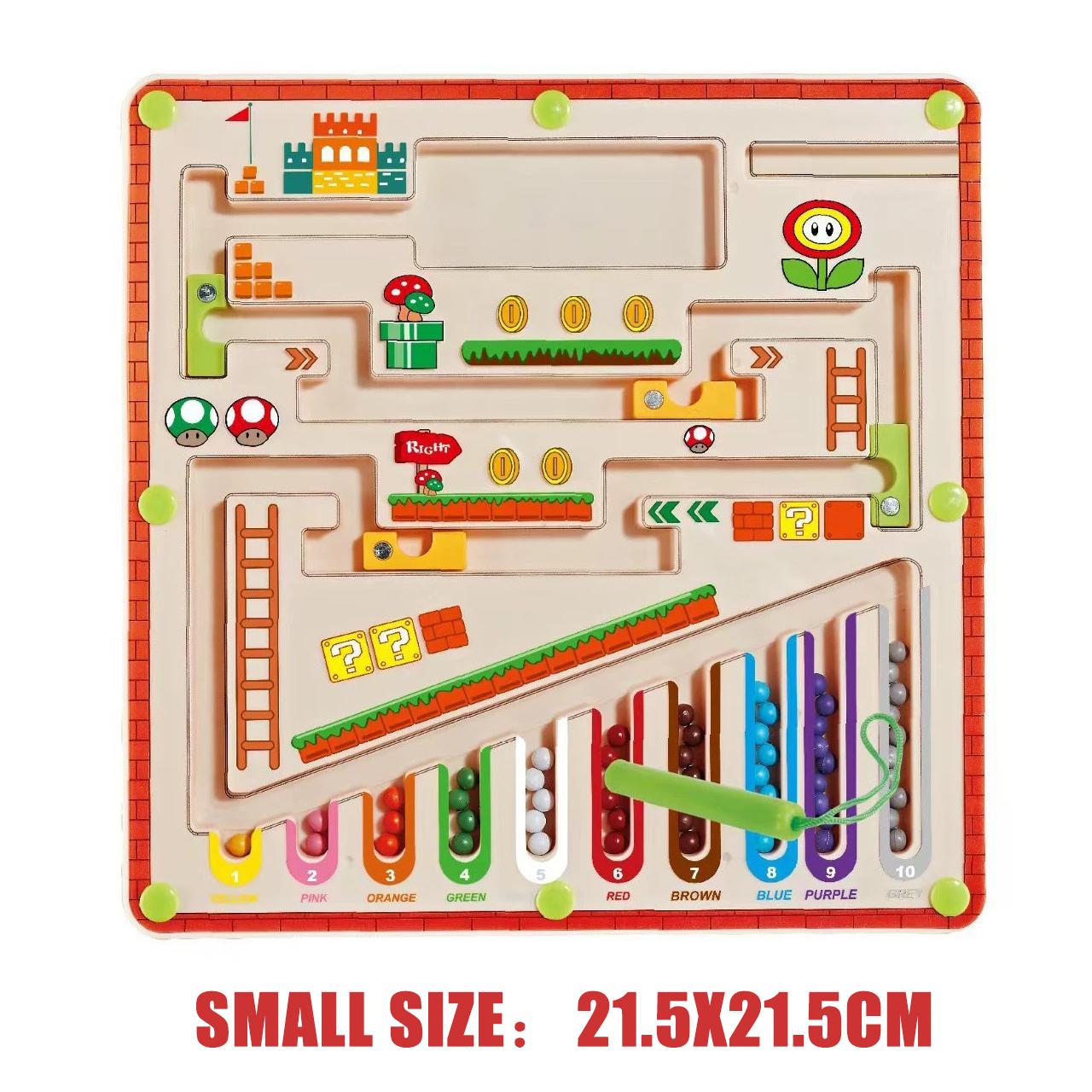 

Magnetic Color & Number Maze Learning Education Toys Hue Matching Montessori Playthings Concentration Coaching ideal for Child Gift
