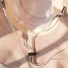 Fashion Bow Bucket Hat Wide Brim Polyester Beach Hat UV Protection Windproof Fisherman Hat Outdoor