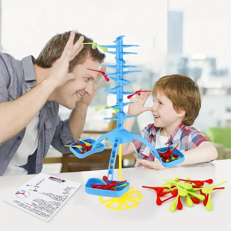 Colorful Plastic Gravity's Edge Balance Tower Game - Kids Stacking Toy for Hand-Eye Coordination, Focus Training & Holiday Gift