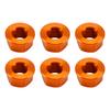 Rear Sprocket Nut Kit M10x1.5mm Orange For Aprilia RSV RSV4 1000R Factory 04-16