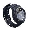 Men Analog Sports Watch Digital LED Backlight Water Resistant 12/24 Hour Format Alarm Second
