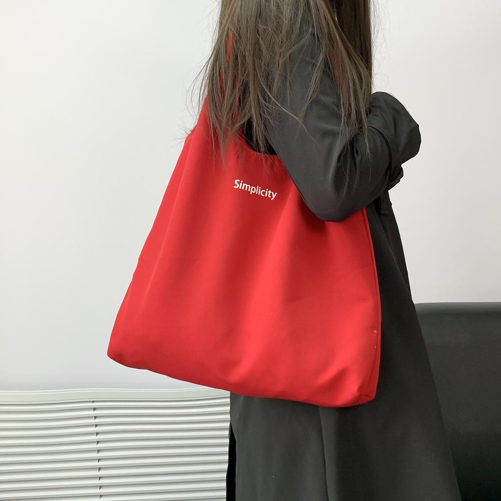 Summer Simple Letter Large Capacity Travel Vacation Bag