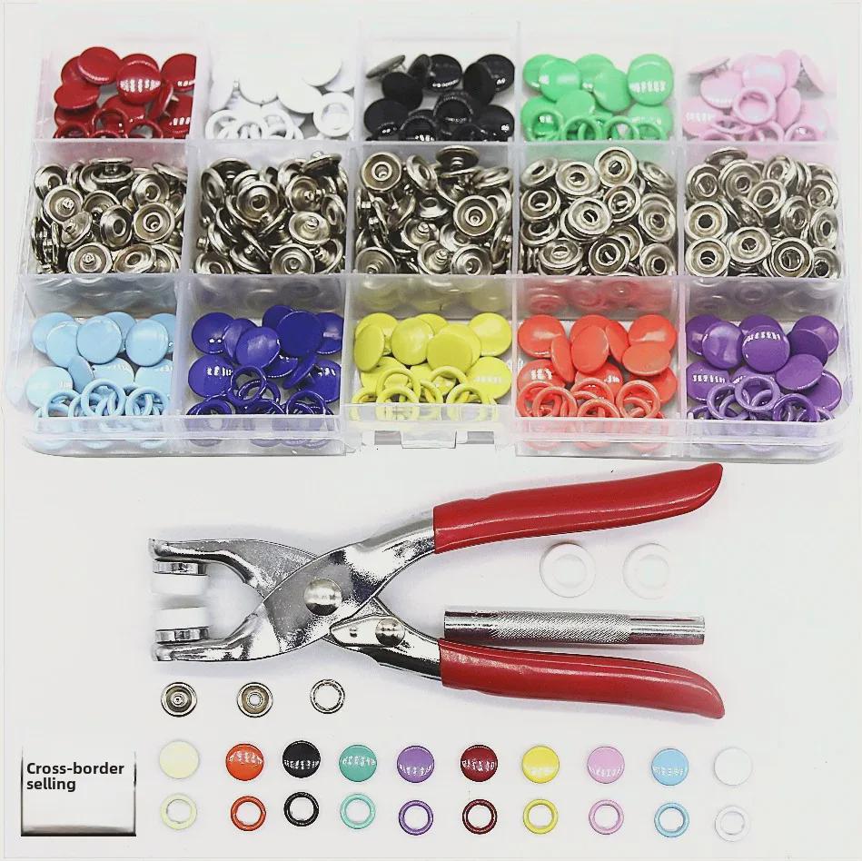 Pinze a pressione a cinque griffe cave da 9,5 mm e solide da 10 mm per abbigliamento per bambini