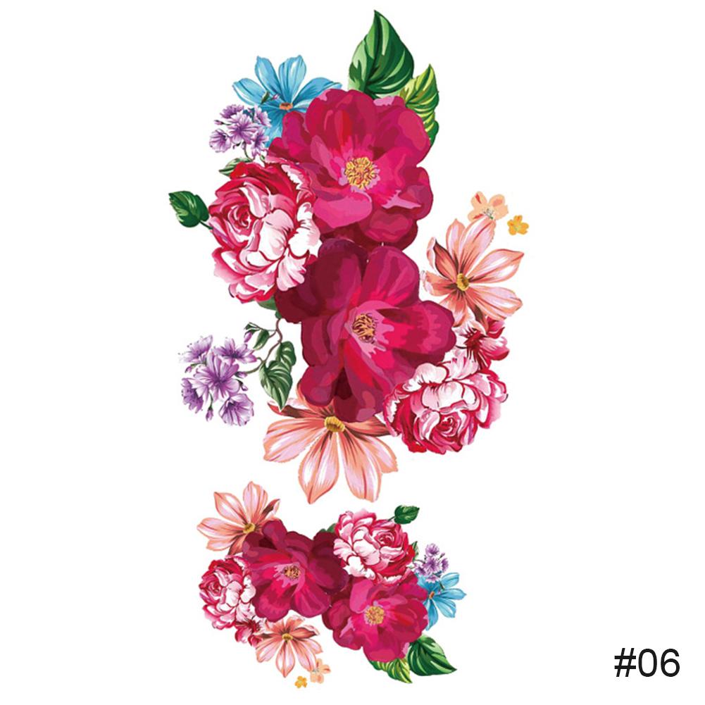 

Временные маленькие свежие красочные татуировки наклейки водонепроницаемые долговечные татуировки наклейки боди-арт паста живопись татуировка 06