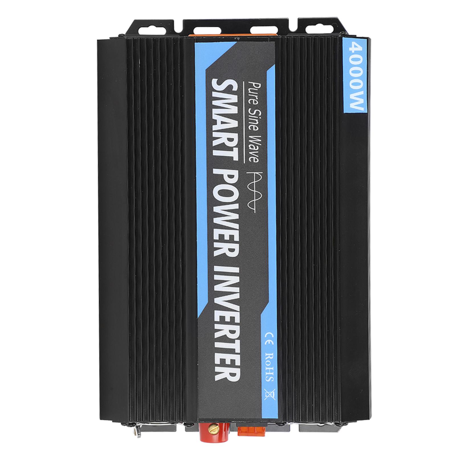 

12 В до 220 В 1500 Вт Чистая синусоида Инвертор Трансформатор напряжения Универсальный для автомобиля белый