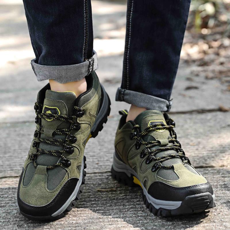Men's Hiking Shoes Waterproof Sports Shoes Large Size 39-47 Men's Boots Outdoor Hiking Shoes