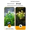 Solar LED Gardenia Light: Waterproof Outdoor Lawn Decoration with Ground Stake