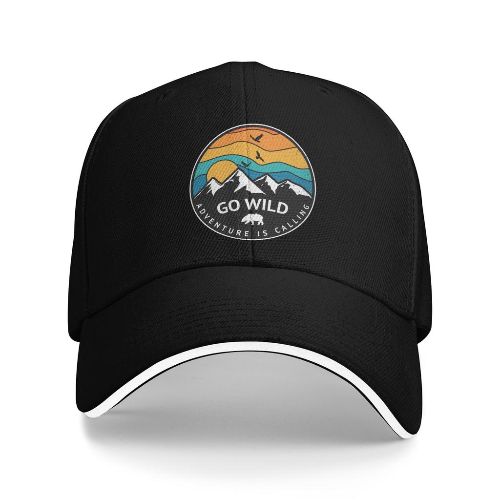 Personalized Mountain Camping Adventure Camper Baseball Cap Hip Hop Unisex WoUnisexs Adjustable  Dad Hat Autumn Snapback Caps
