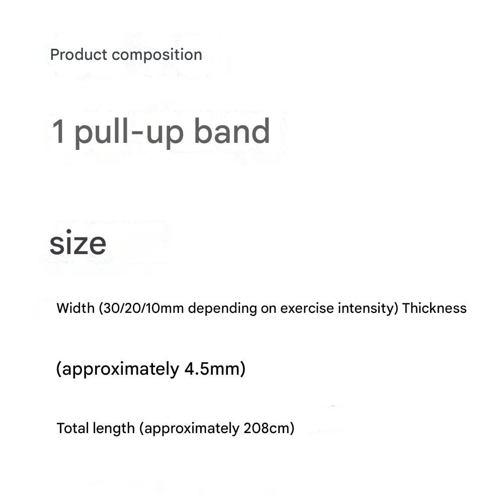 Silicone Pull-Up Band Beginners/Intermediate/Advanced