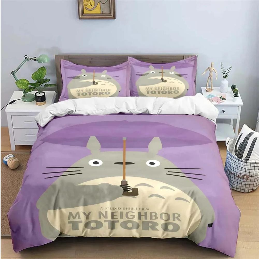 Chinese C-Chinchillas Cat Fashion Anime Digital Printing 2/3pcs Bedding Set Duvet Cover Comforter Bed Youth Kids Girl Boys Gift