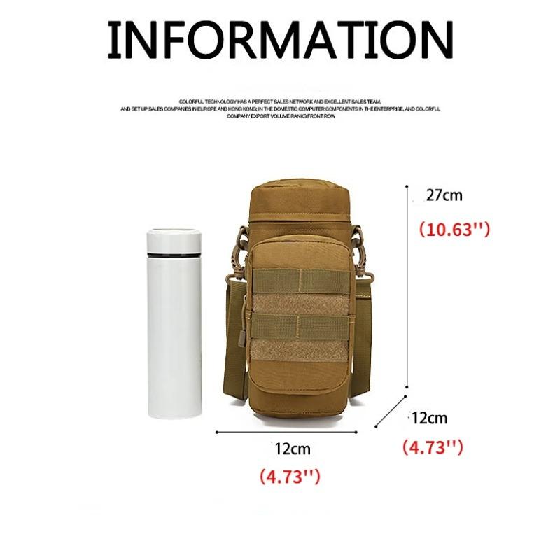Outdoor Camping Cycling Bottle Holder Shoulder Bag Sports Bag New Kettle Molle Bag Tactical Military Pouch Waist Packs