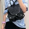 Adidas Originals Casual Versatile Commuter Recycled Nylon Medium Backpack Unisex Backpacks Black JL7653