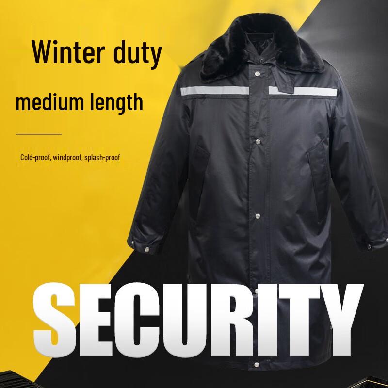 Reflective Winter Security Cotton Coat