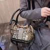 2025 New Fashion Trend Diamond Inlaid Single Shoulder Crossbody Bag Commuter Handbag