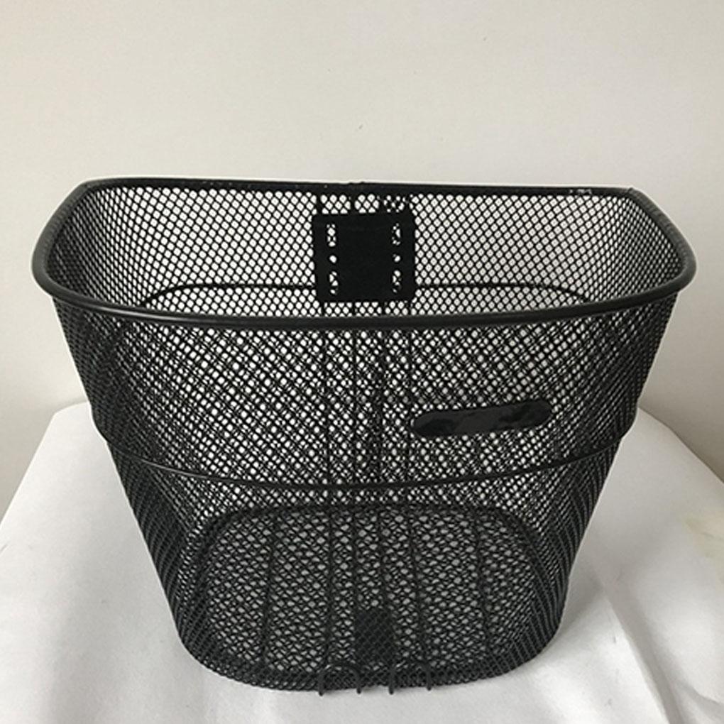 Stainless Steel Bicycle Front Basket Sturdy And Convenient Storage For Bike Thickened Bicycle Basket