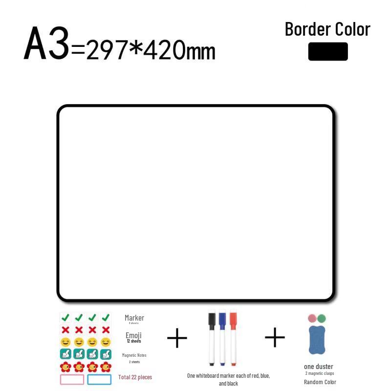 OLOEY A3 Double-Sided Magnetic Whiteboard
