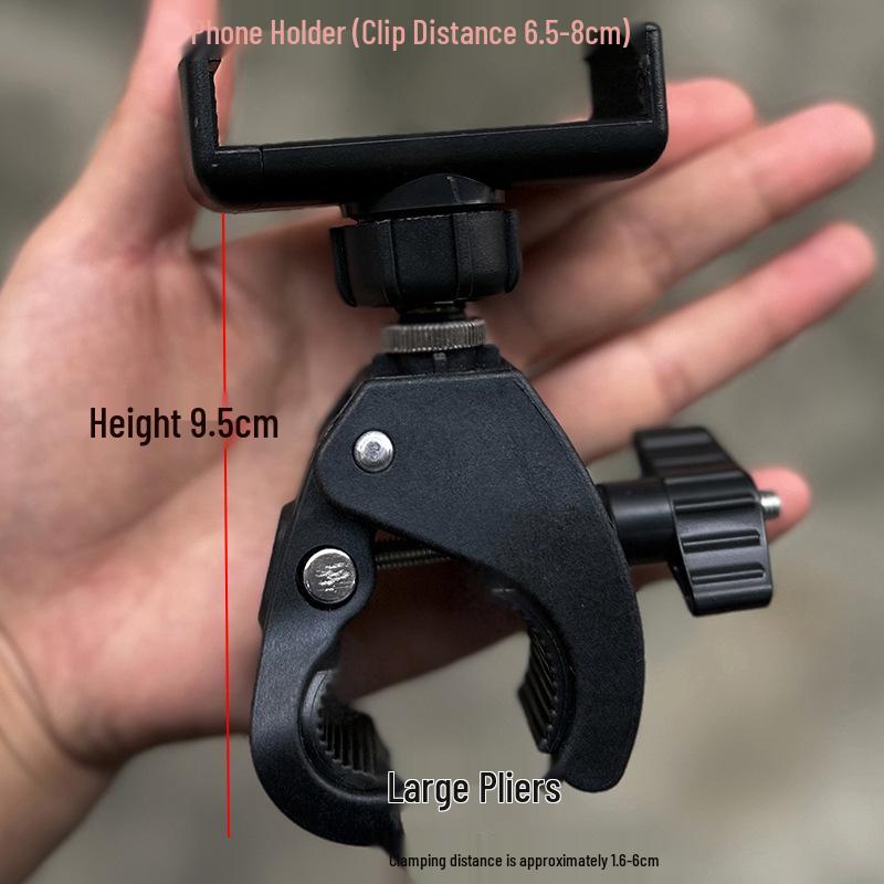 

Rotating Tripod Phone Holder Mount for Fishing Chair Live Streaming