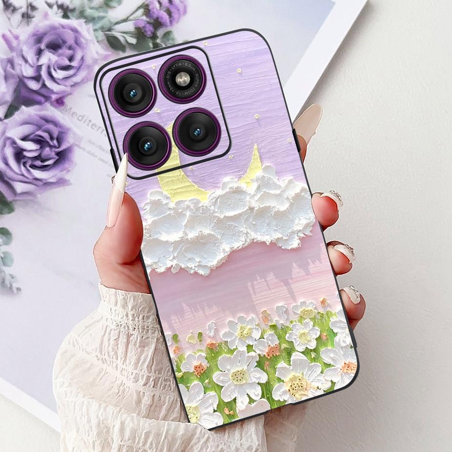 For Motorola Edge 60 Pro Case XT2507-1 Cute Fashion Painted Cover Soft TPU Phone Case For Motorola Edge 60 Fusion Edge60 S Shell
