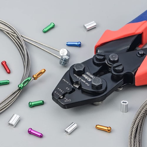 iCrimp Ratchet Wire Cutter for Cycling, Bicycles, Inner Cables, Brake Cables, Shift Cables, End Caps, and Crimping! 2-in-1 Tool! (CWR1530)
