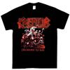 NEW 2026 American Vintage Kreator Happy Killing Shirt Mens TShirt Summer New Vintage Fashion Mens and Womens Streetwear