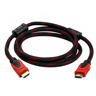 HDMI Cable Red and Black Network 1.4 Version 1080P Computer Monitor TV Set-top Box Cable High Definition Cable