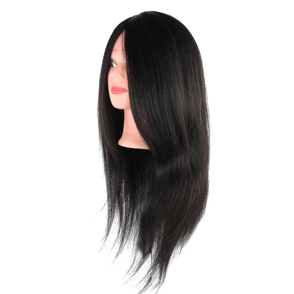 Friseur-Schaufensterkopf Menschenhaar Übungs-Trainings-Kosmetik-Mannequin-Kopf