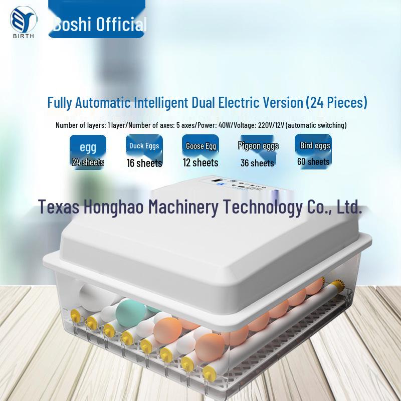 Automatic Mini Egg Incubator: Intelligent Temperature Control for 6-176 Eggs