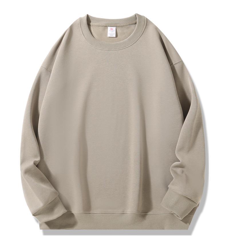 Women's College Style Embroidered Logo Plus Velvet Sweatshirt