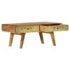 VidaXL Table basse Bois de manguier massif 90 x 50 x 40 cm