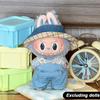 For 17cm Labubu Doll Clothes Fashion Clothes Dress Doll Clothes Color Match Overalls Dolls Accessories Cute Decoration Little Clothes