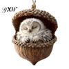 Festive Tree Decoration Forest Animal Acorn Hanging Ornaments Acrylic Christmas Decor with Holiday Home Ornament Squirrel Rabbit Pony Designs 2D Flat