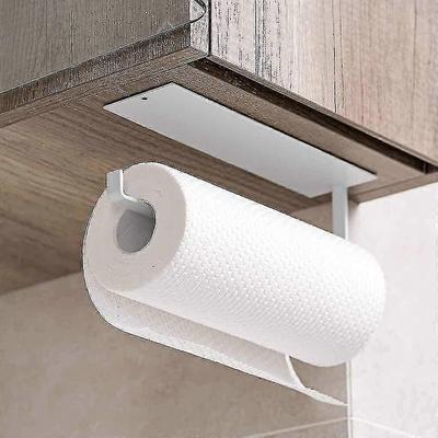 Köksrullhållare Rullhållare Väggrullhållare För Köksrullar Utan Borrning, Aluminium, Matt Yta, Pappersrullhållare Köksrullhållare
