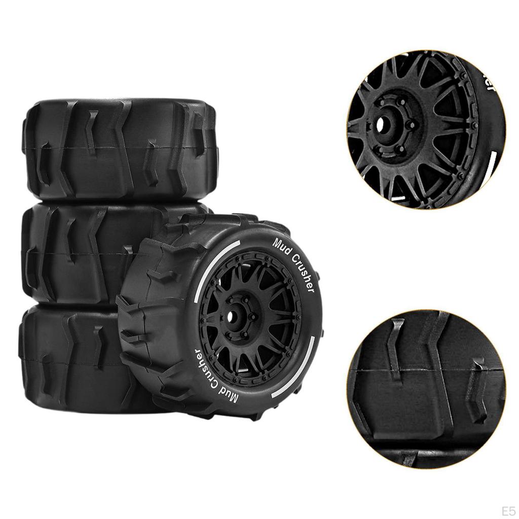 1/18 RC Car Tires Wheels Remote Control Sand Tire Easily Install