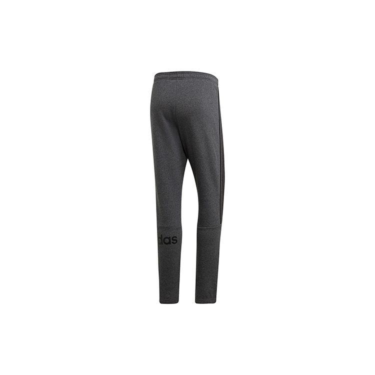Adidas Knitted Sweatpants Men's Gray Moderate Straight Fit Pants EI9006