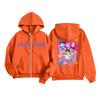 Kids Fashion Women's Lightweight Long Sleeve Zipper Hoodie Printed Hoodie With Pockets