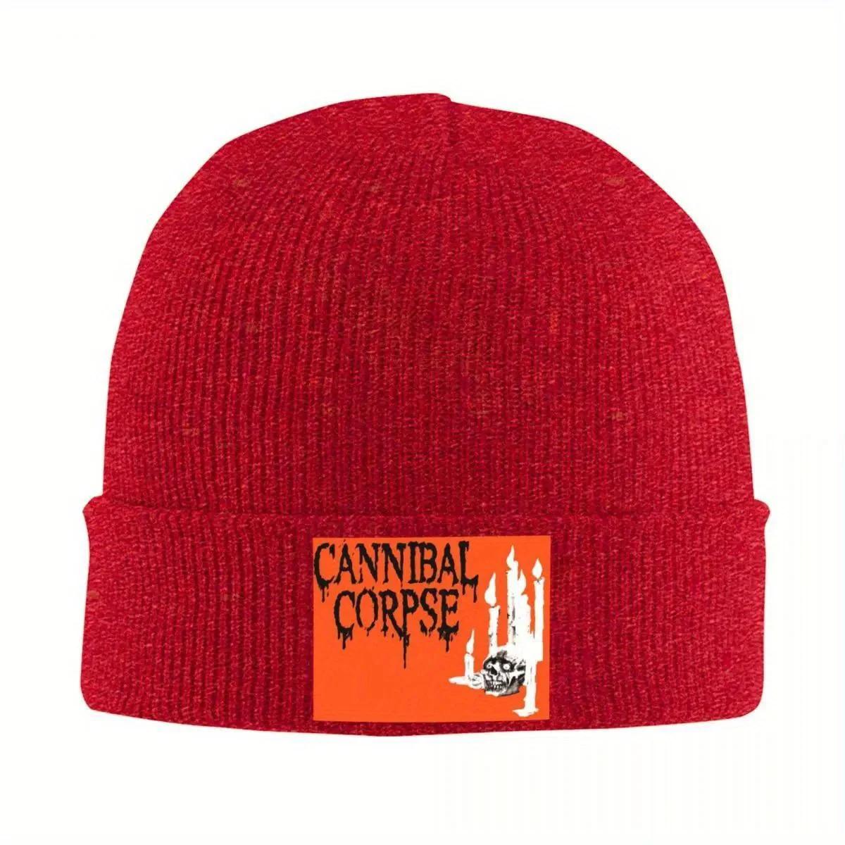 new Death Rock Metal Knitted Caps for Women Unisex Beanie Autumn Winter Hat Cannibal Corpse Warm Cap