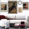 Abstract Vintage Snake Spiritual Art Poster Boho Retro Sun Nude Gril Body Feminist Forest Cavnas Painting Living Room Home Decor