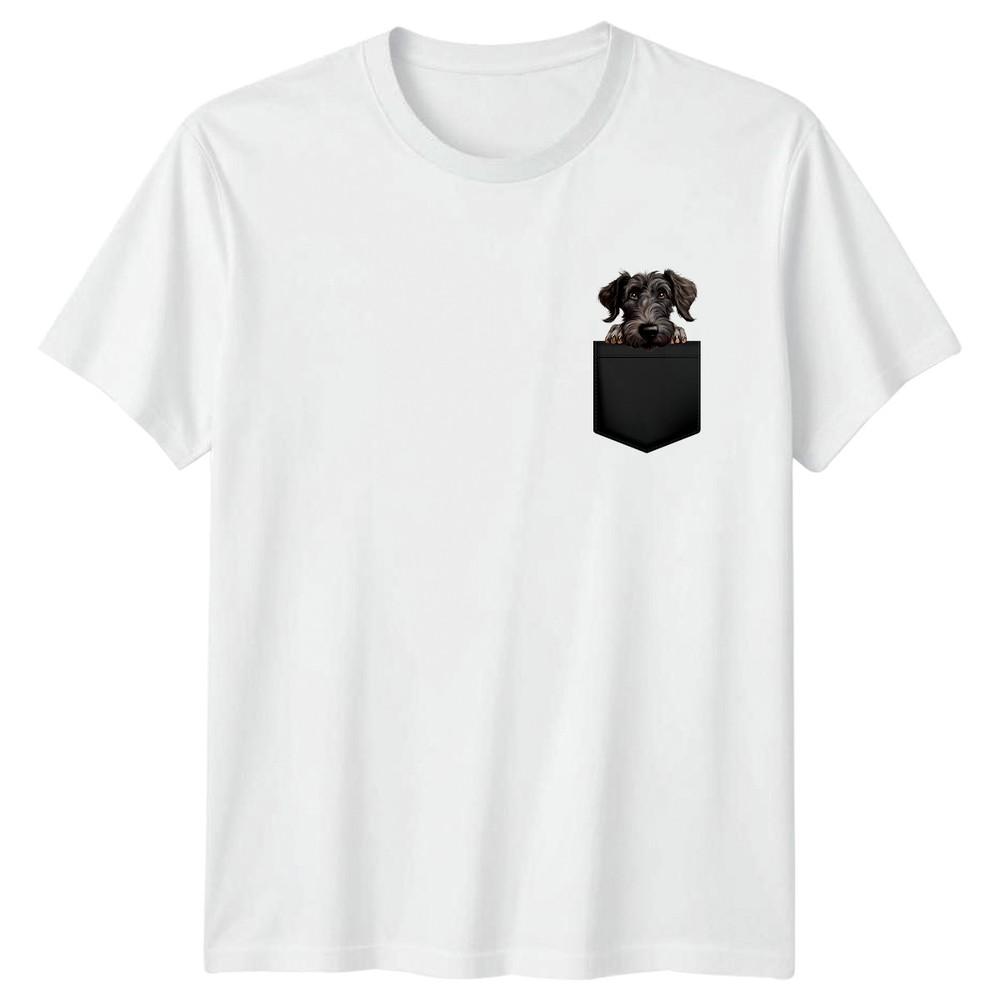 Dog In Pocket Puppy Peek Canine Animals Dogs Unisexs TShirt Unisexs Tee S