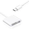 "Universal Multi-function TYPE-C to USB Card Reader for CF, SD, and TF Cards"