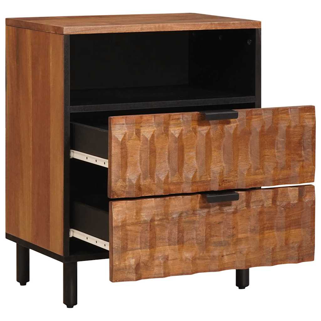 Nightstand Brown 50 x 33 x 62 cm Solid Mango Wood