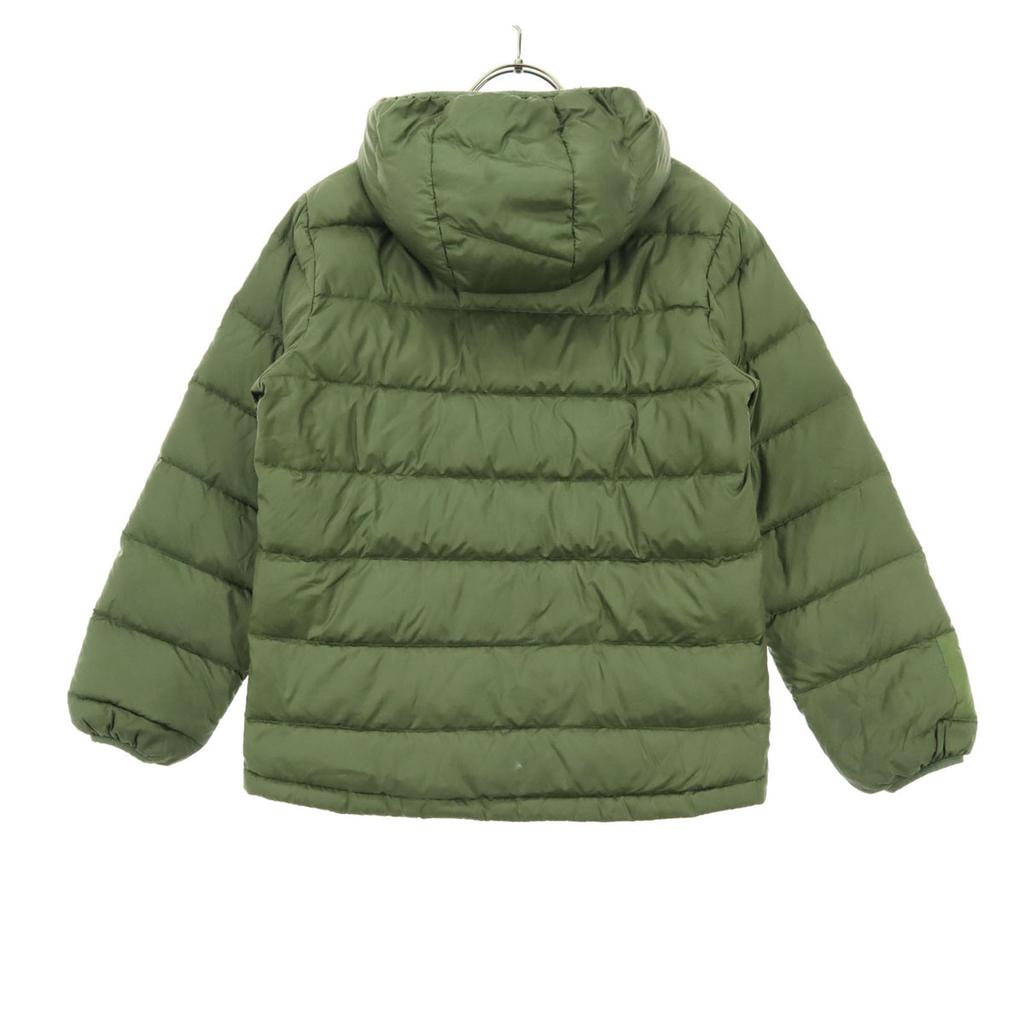 Patagonia STY68207FA18 Jednopunktowe logo Długi rękaw parka puchowa M zielona Dziecięca Używana