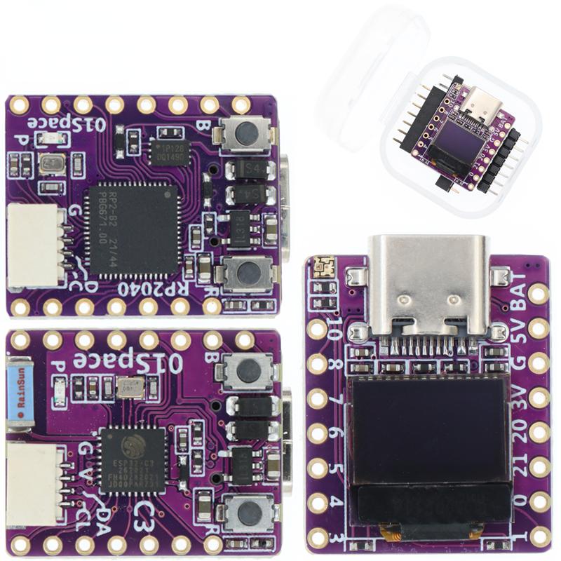 

Плата разработки ESP32 C3/RP2040 Raspberry Pi Pico с 0,42-дюймовым ЖК-дисплеем risc-v WiFi Bluetooth для Arduino microprython