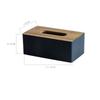Creative Rectangular Tissue Box Hotels High-end Wooden Cover Paper Box Home Multifu Mobile Phone Storage Paper