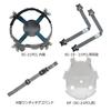 Midori Anzen Samurai 2 Work PC Shield with Clear SC21PCLS with Helmet, Visor, RA3, KP, Blue/Smoke