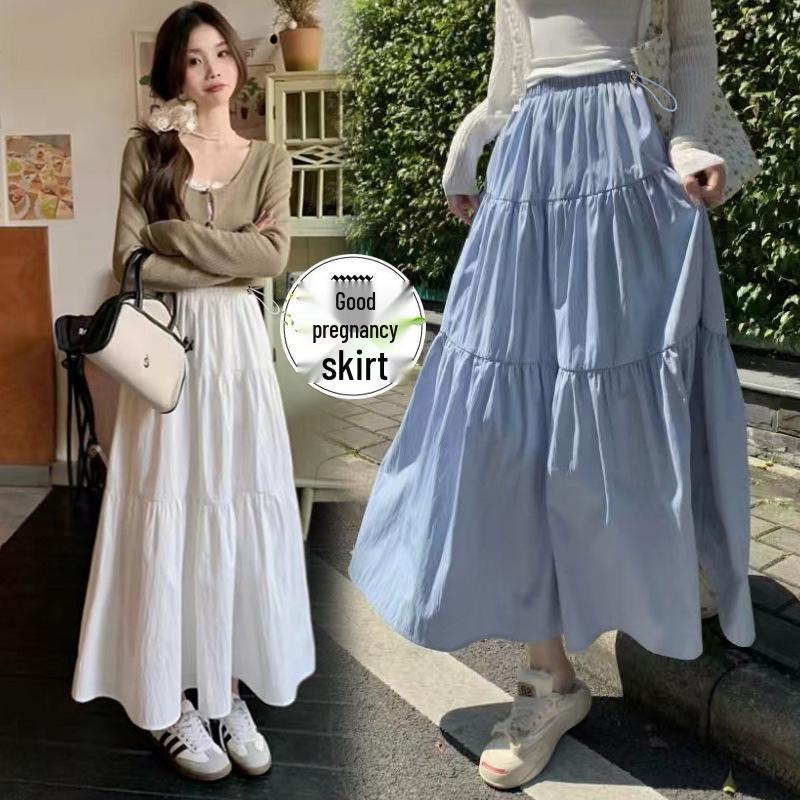 2026 Korean Style Fashion Maternity Skirt L