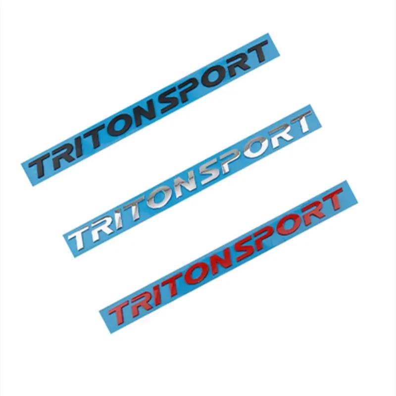 Tritonsport Letter Label Car Stickers Abs For Mitsubishi Triton Sport Body Tail Modified Accessories Trunk Sticker Decoration
