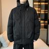 Men's New Winter Thickened Warm Outdoor Casual Hooded Cotton Jacket Korean Style Trendy Cotton Coat