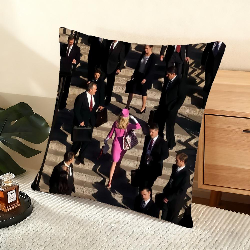 Legally Blonde Movie Cushion Cover Silky Short Plush Home Sofa Cushion Cover - Invisible Zipper Home Decoration